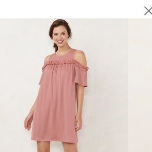 LC Lauren Conrad Cold Shoulder Dress